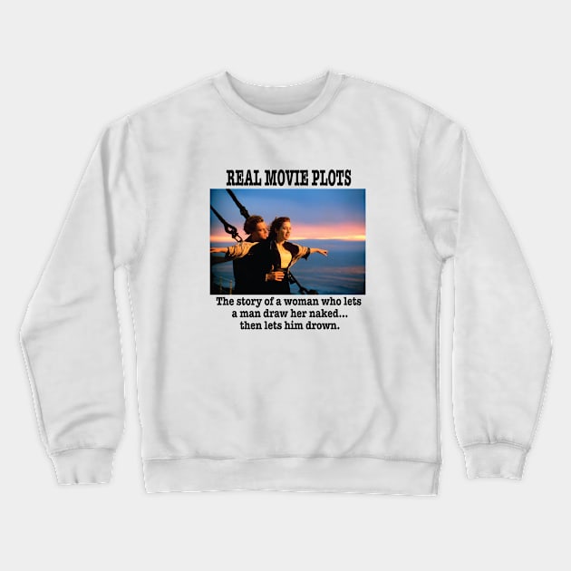 TITANIC FAN ART!!! Crewneck Sweatshirt by cartoonistguy